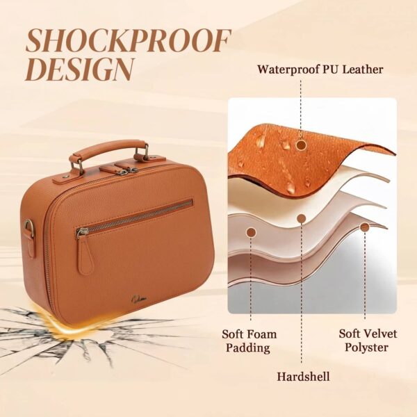 Camera Crossbody Bag Brown