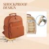 Small Camera Backpack Brown