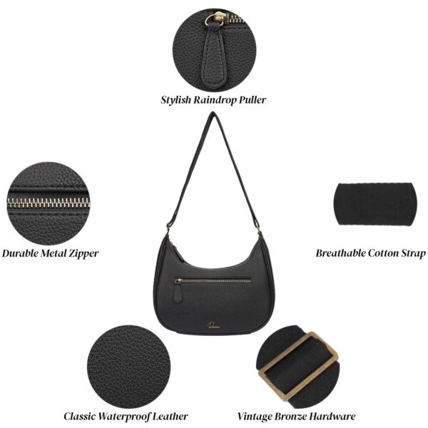 5 Lily Shoulder Bag Black