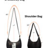 6 Lily Shoulder Bag Black