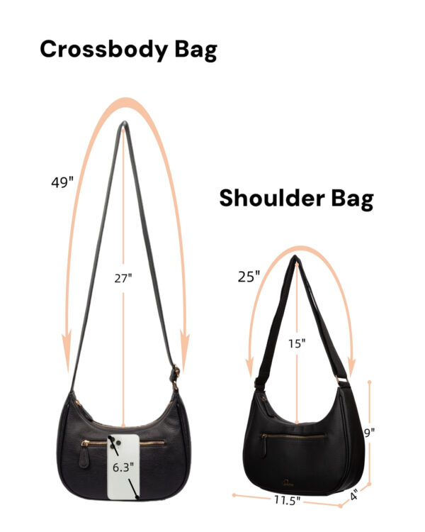 6 Lily Shoulder Bag Black