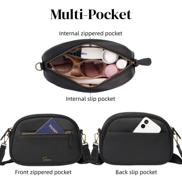 Camellia-crossbody-bag-black (2) Camellia Small Crossbody Bag Black