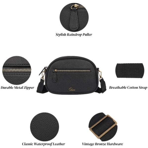 Camellia-crossbody-bag-black (3) Camellia Small Crossbody Bag Black