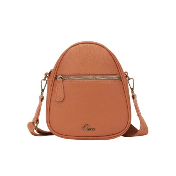 Tulip Small Crossbody Bag Brown