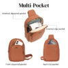 daisy sling bag (4) Daisy Sling Bag Brown