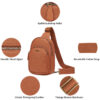 daisy sling bag (5) Daisy Sling Bag Brown