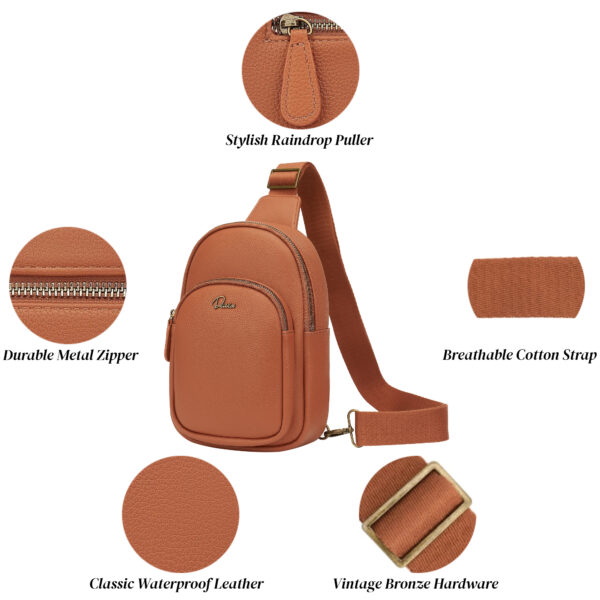 daisy sling bag (5) Daisy Sling Bag Brown