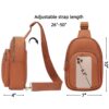 daisy sling bag (6) Daisy Sling Bag Brown