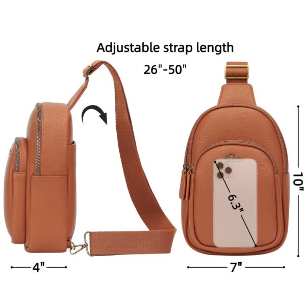 daisy sling bag (6) Daisy Sling Bag Brown