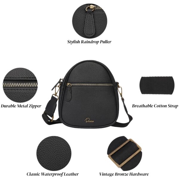 tulip-crossbody-bag-black (5) Tulip Small Crossbody Bag Black