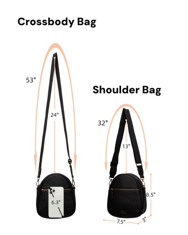 tulip-crossbody-bag-black (6) Tulip Small Crossbody Bag Black