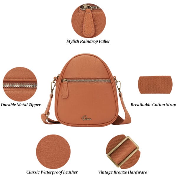 tulip-sling-bag-brown (5) Tulip Small Crossbody Bag Brown